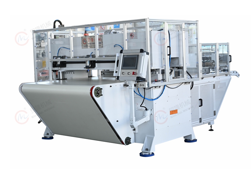 复合海绵卷发手套全自动裁断机 复合海绵卷发手套全自动裁断机